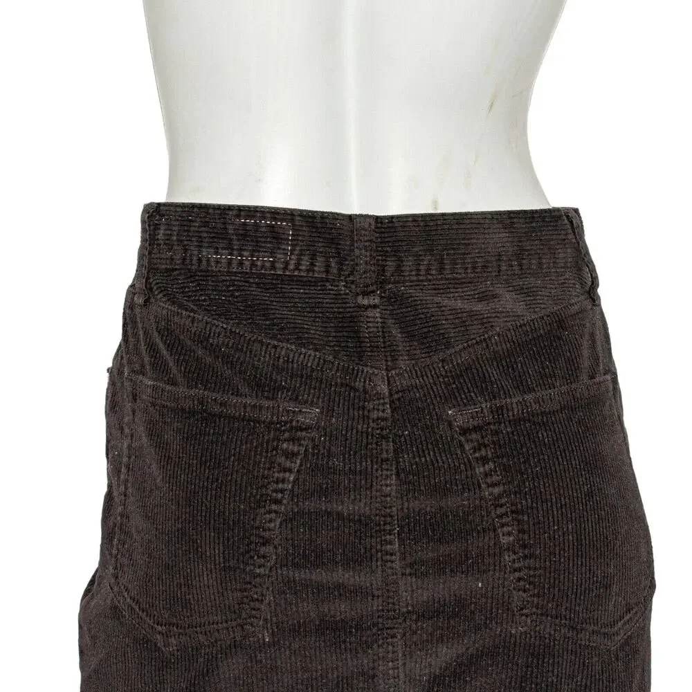 Rag & Bone NY Brown Corduroy Skirt Women's Size 24